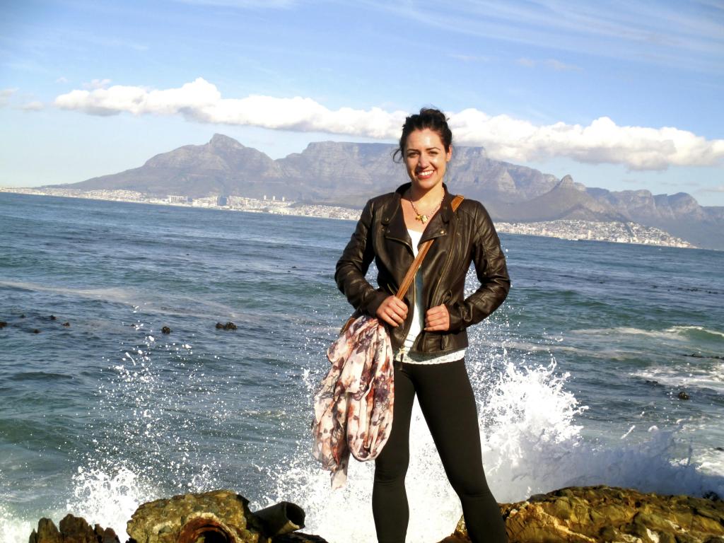 Photo of Hanna at Robben Island
