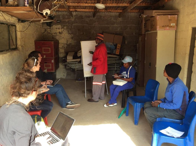 Tamara with interns from Richard Spoor Inc. (a non-profit, public interest firm) interviewing members of the community at Mothlothlo, near Mokopane, Limpopo. 
