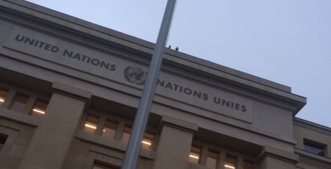 Palais des Nations (Palace of Nations) in Geneva, where the CEDAW review meetings were held. Photograph courtesy of Lara Koerner Yeo.