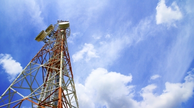 Communications Tower stock image