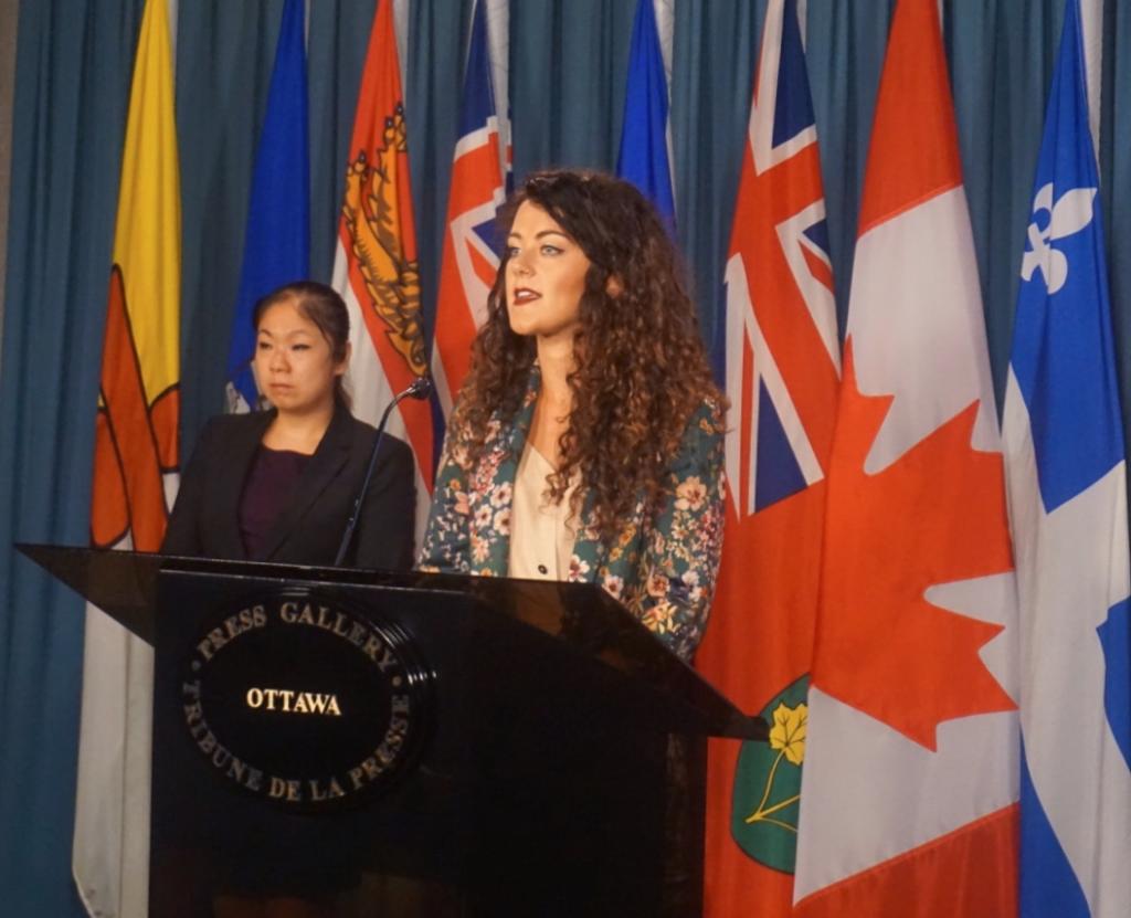 Advocacy in Ottawa with Cynthia Khoo, Citizen Lab, September 2018