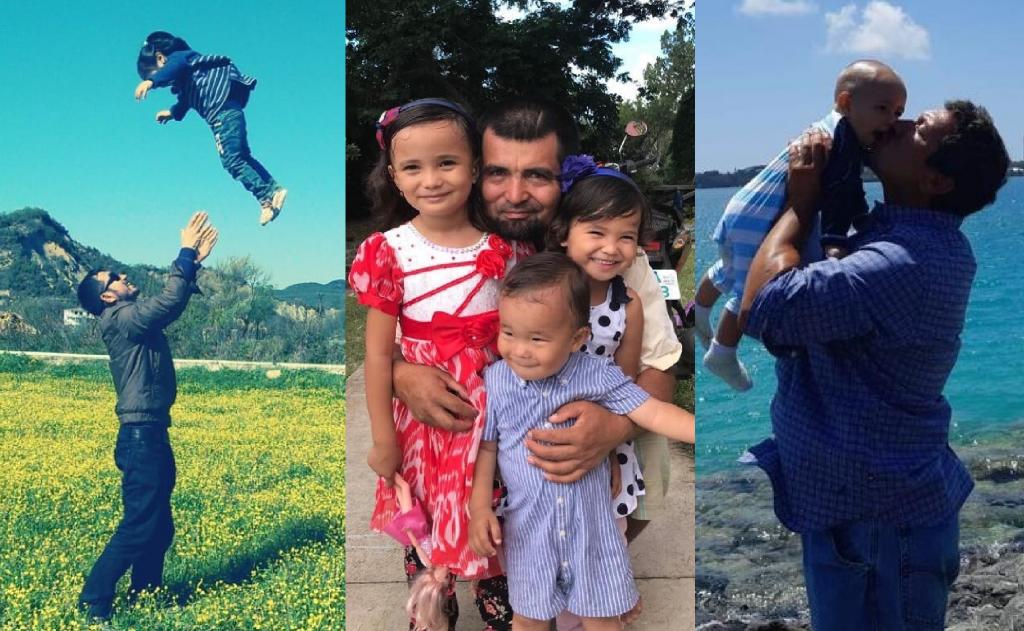 The #UyghurThree and their families.