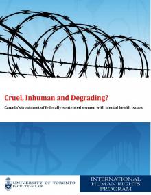 Cover of Cruel, Inhuman and Degrading? Report