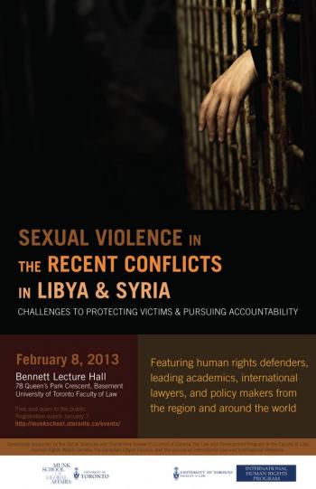 Poster for Sexual Violence Conference