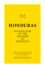 Cover page of report Honduras: Journalism in the Shadow of Impunity