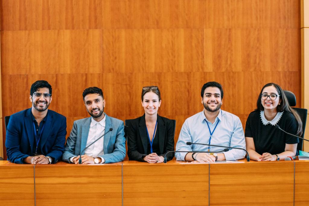 The University of Toronto Faculty of Law’s Digital Verification Corps team in Hong Kong. Left to right: Aaqib Mahmood, Amitpal Singh, Milica Pavlovic, George Ghabriel, and Sara Boulourchian.